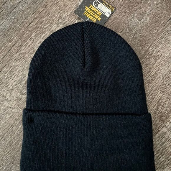 Caterpillar CAT Label Cuff Beanie- Navy Blue - Picture 2 of 2